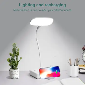Светодиодна настолна лампа, Преносим лека нощ, Свободно сгъване настолна лампа, USB лампа за четене, за защита на очите, Энергосберегающая настолна лампа
