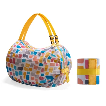 Сгъваема еко чанта за пикник на открито, преносими чанти за съхранение на ForTravel Gym, чанти за пазаруване с голям капацитет, чанта за продукти