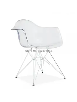 Стол прозрачен стол, маса за хранене, стол от акрил кристал, кафе стол, творческа дизайнерски стол за преговори