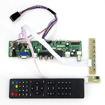 (ТВ + HDMI + VGA + CVBS + USB) За PQ101WX01 HSD101PWW1-A00 T. VST59.03 Такса водача LCD/led контролер LVDS за повторно използване на лаптоп 1280x800
