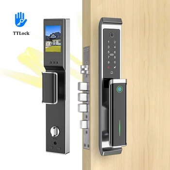 Троперная помещение TTlock Звънец Автоматичен Биометрична Система за Заключване на вратите на Камерата с пръстови отпечатъци Интелигентни Ключалки