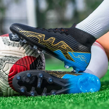 Търговия на едро с Футболни обувки Neymar за футзала Качествени футболни обувки Ourdoor Обувки Messi Футболни спортни маратонки Chuteira TFAG Унисекс