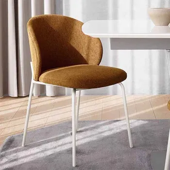 Удобно Меко Кухненско обяд стол Nordic Outdoor Modern Garden Lounge Chair С ниска облегалка Silla Comedor Мебели за дома