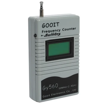 Устройство за измерване на честотата на двустранния радио GSM 50 Mhz-2,4 Ghz, брояч на честотата GY560