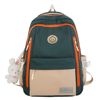 Училищна чанта за момичета, раница за студенти, дамски найлонова чанта за книги в японски стил