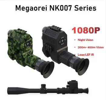 Цифров мерник за нощно виждане Megaorei, монокуляр 1080P 200-400 М, инфрачервена камера за пътуване, поддръжка на фото - и видеозаписи