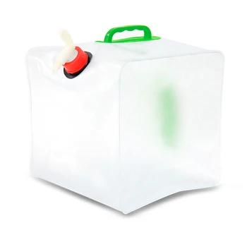 Чанта за вода обем 5/10/15/20 л, сгъваем спортен контейнер за съхранение, стомна-бутилка за пътуване на открито, на къмпинг с дръжка, сгъваема чанта за вода