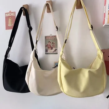 Чанти за рамо, женски обикновена универсални чанти на стил харадзюку, многофункционални чанти с голям капацитет, чанта през рамо за жени, чантата за тийнейджъри