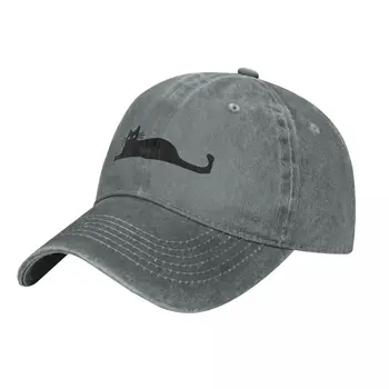Черна котешка шапка, ковбойская шапка, коледна шапка за голф, капачката на поръчка, дамски дрехи за голф, мъжки