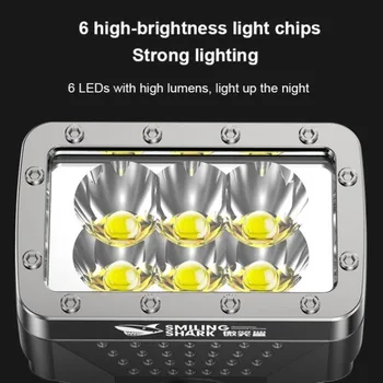 Шест Ламповых топки Електрически фенер с висока Яркост, фокусирующие светлини, USB Акумулаторни Непромокаеми туристически фенери, нощно външно осветление